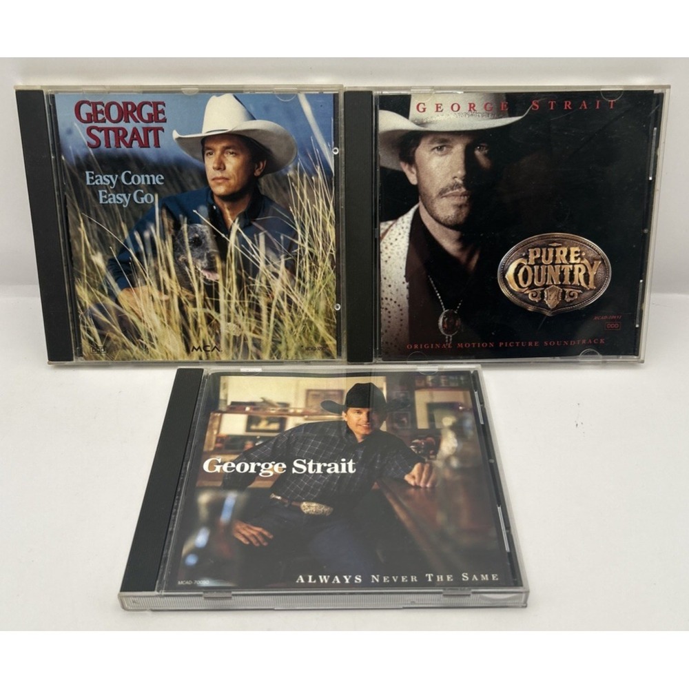 George Strait Cd Lot‎ of 3 Country Music Albums